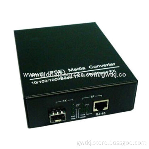 10/100/1000M PoE/PSE Media Converter, SFP Optical Port Design